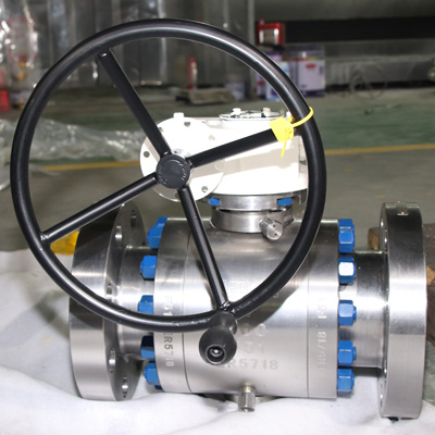 4 Inch 900 LB Trunnion Ball Valve, ASTM A105, API 6D, RTJ