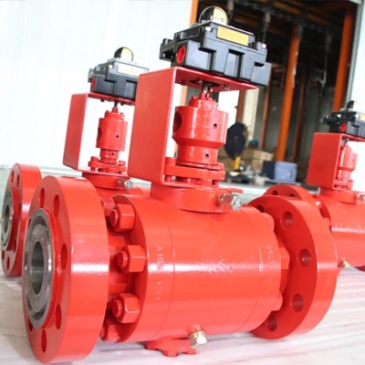 Carbon Steel Trunnion Ball Valve, A105, 4IN, CL300, API 6D